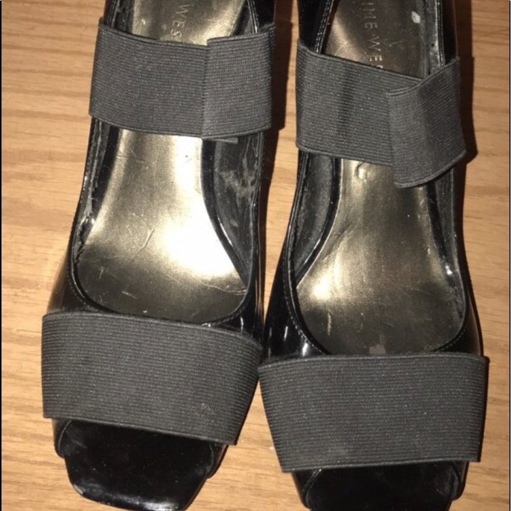 Nine West Black heels size 9